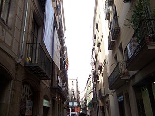 Carrer Portaferrisa, in Barcelona.