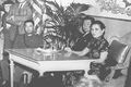 1943 Soong May-ling in White House Oval Office conducted a press conference.