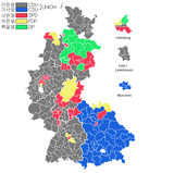 Constituency results, 1953