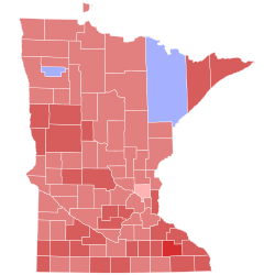 1978 Wybory do Senatu Stanów Zjednoczonych w Minnesocie wyniki na mapie county.svg