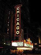 Chicago Theatre at night 20070719 Chicago Theatre.JPG