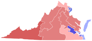2013 Virginia gubernatorial election results map by CD.svg