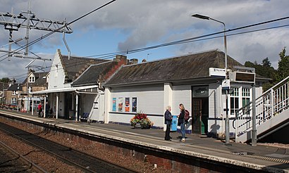 How to get to Dunblane Station with public transport- About the place