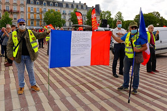 Protest, at Belfort, June 16th, 2020.