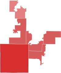 2020 Ohio's 16th congressional district election results by county.svg