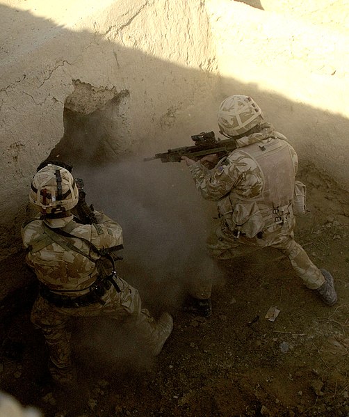 File:42 Cdo Royal Marines in Afghanistan MOD 45149673.jpg
