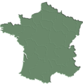 Η ηπειρωτική Γαλλία έχει ένα χονδρικά εξαγωνικό σχήμα. Στη γαλλική γλώσσα η έκφραση l'Hexagone αναφέρεται στο ευρωπαϊκό έδαφος της Γαλλίας ("metropole") σε αντιδιαστολή με τα υπερπόντια εδάφη της, όπως η Γουαδελούπη, η Μαρτινίκα και η Γαλλική Γουιάνα.