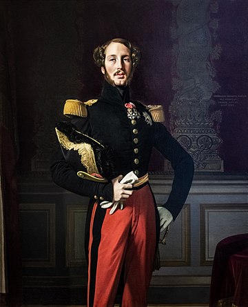 Portrait de Ferdinand-Philippe, duc d'Orléans