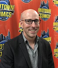 Writer Brian K. Vaughan at Midtown Comics in Manhattan 8.1.19BrianKVaughanByLuigiNovi1.jpg