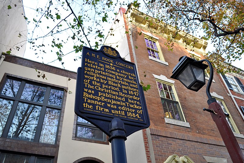 File:A M E Book Concern Historical Marker 631 Pine St Philadelphia PA (DSC 3438).jpg