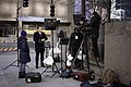 A news crew sets up across the street from the Hennepin County Government Center in Minneapolis, Minnesota as the trial of Derek Chauvin goes on inside (51088273349).jpg