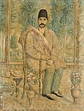 Thumbnail for File:A portrait of Mirza 'Ali Asghar Khan (Amin al-Mulk al-Sultan, Atabeg-i Azam), signed by Isma’il Jalayir, Persia, Qajar, circa 1880.jpg