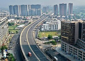 Skyline of Ahmedabad. Ahemdabad Skyline.jpg