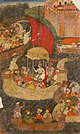 Akbar en barco a Patna 1574.jpg