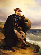 アレアルド・アレアルディ(詩人)、(c.1850) 個人蔵