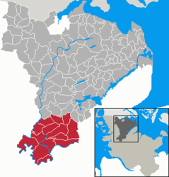 Amt Kropp-Stapelholm – Mappa