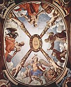 Agnolo Bronzino, fresco de la Cappella di Eleonora, Palazzo Vecchio, Florencia.