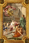 Triunfo de la Historia sobre el Tiempo, de Mengs, 1772-1773.