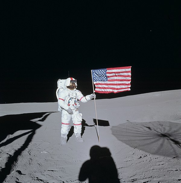 Alan Shepard on the Moon