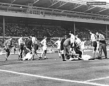 An incident in the match against Argentina at the 1966 World Cup Argentina v england 1966 worldcup.jpg