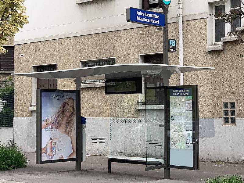 File:Arrêt Bus Jules Lemaître Maurice Ravel Avenue Maurice Ravel - Paris XII (FR75) - 2021-05-21 - 2.jpg