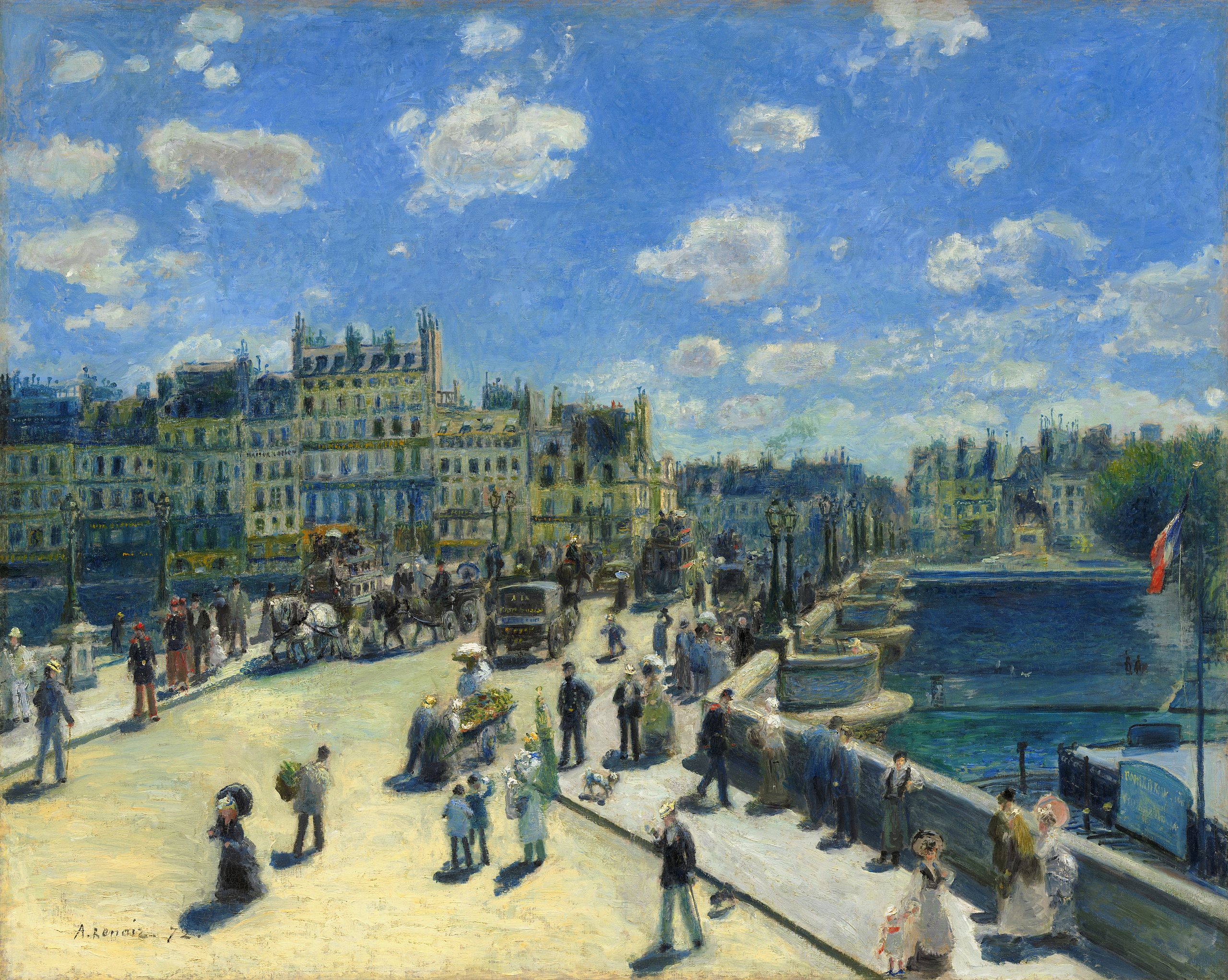 ファイル:Auguste Renoir - Pont Neuf, Paris - Google Art Project ...