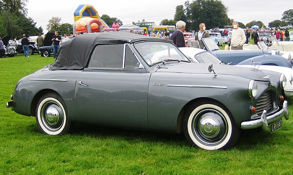 Austin A40 Sports, ca 1951, designed by Eric Neale and manufactured by Austin Motor Company in conjunction with Jensen Motors. The car originated when