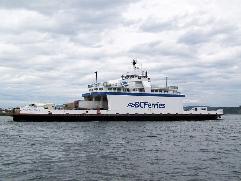 File:BC Ferry Powell River Queen viewed from side.jpg