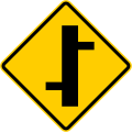 SP-27 Staggered crossroads, first to the left