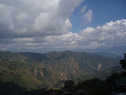 Baguio mountains, as seen from Mines View Park