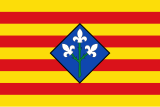 Flagge der Provinz Lleida