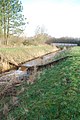 Staustufe an der Mündung des Bardelgrabens