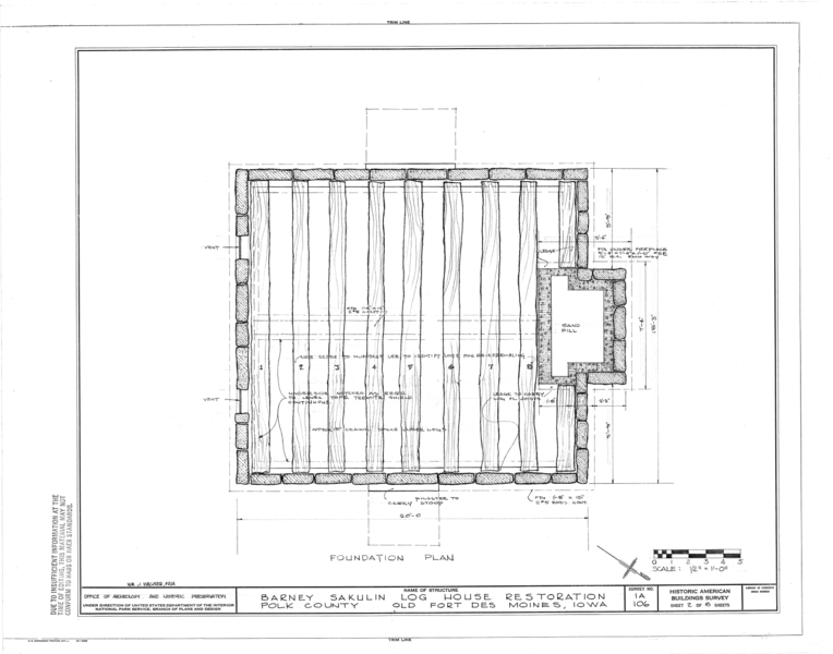 File:Barney Sakulin Log House (Restoration), Old Fort Des Moines, Des Moines, Polk County, IA HABS IOWA,77-DESMO,20- (sheet 2 of 8).png