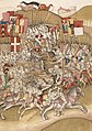 Image 24The Battle of Laupen (1339) between Swiss forces and an army of the Dukes of Savoy (Diebold Schilling the Elder, 1480s). (from History of Switzerland)