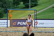 Deutsch: Beachhandball Europameisterschaften 2019 (Beach handball Euro); Tag 5: 6. Juli 2019 – Frauen, Platzierungsspiel für die Ränge 5–8, Rumänien-Zypern 2:0 (18:17, 18:14) English: Beach handball Euro; Day 5: 6 July 2019 – Placement Match/Cross Match for rank 17–20 Women – Romania-Cyprus 2:0 (18:17, 18:14)