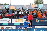 Deutsch: Beachhandball Europameisterschaften 2019 (Beach handball Euro); Tag 6: 7. Juli 2019 – Siegerehrungen English: Beach handball Euro; Day 6: 7 July 2019 – Medal ceremony