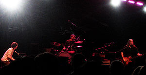 Ben Folds Five at their reunion concert on September 18, 2008 in Chapel Hill, North Carolina.
