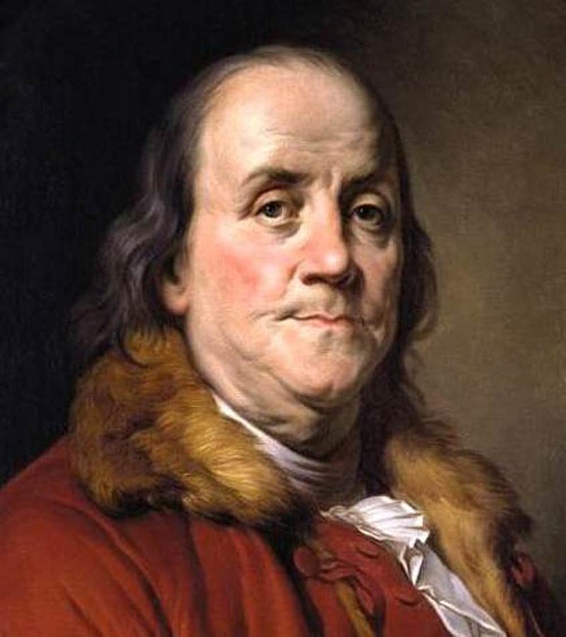 Benjamin Franklin Portrait by Joseph Duplessis 18x24 Print on Premium Photo  Paper does Not Include Frame 