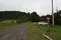 English: Road in Bereźnica Wyżna. Polski: Droga we wsi Bereźnica Wyżna.