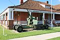 English: The memorial gun at the Returned and Services League building at Berrigan, New South Wales