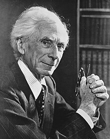 Bertrand Russell made various contributions to mathematical logic. Bertrand Russell 1949.jpg