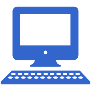 Blue computer icon.svg