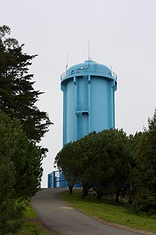 La Grande Tank in the northwestern corner of the park.