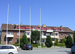 Сградата на общината в Болебюгд