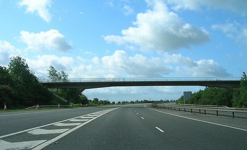 File:Bridge over M18 - geograph.org.uk - 2422376.jpg