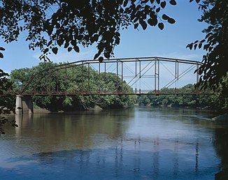 The lower Skunk River near Denmark