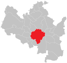Brno-střed na mapě