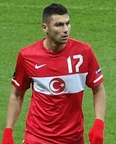 Burak Yılmaz avec la Turquie en 2011.