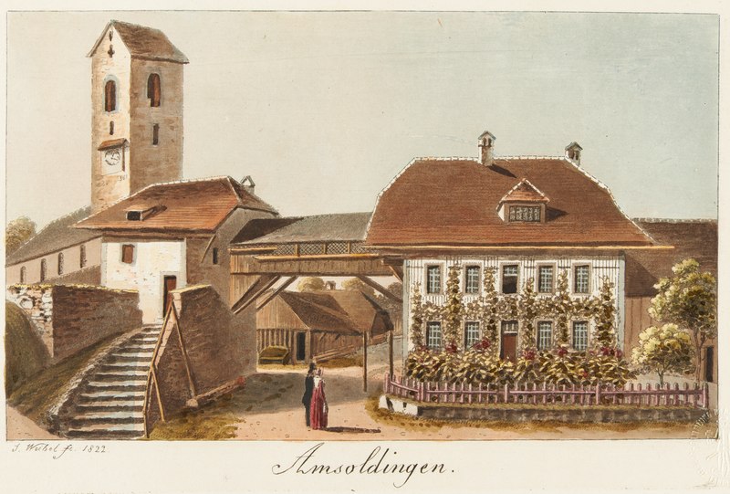 File:CH-NB - Amsoldingen, Pfarrhaus und Kirche - Collection Gugelmann - GS-GUGE-WEIBEL-D-9b.tif