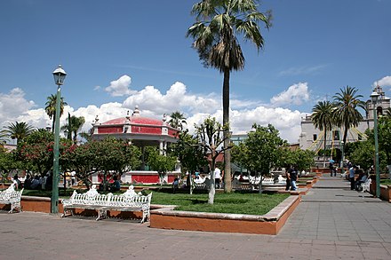 Plaza Principal in Calvillo